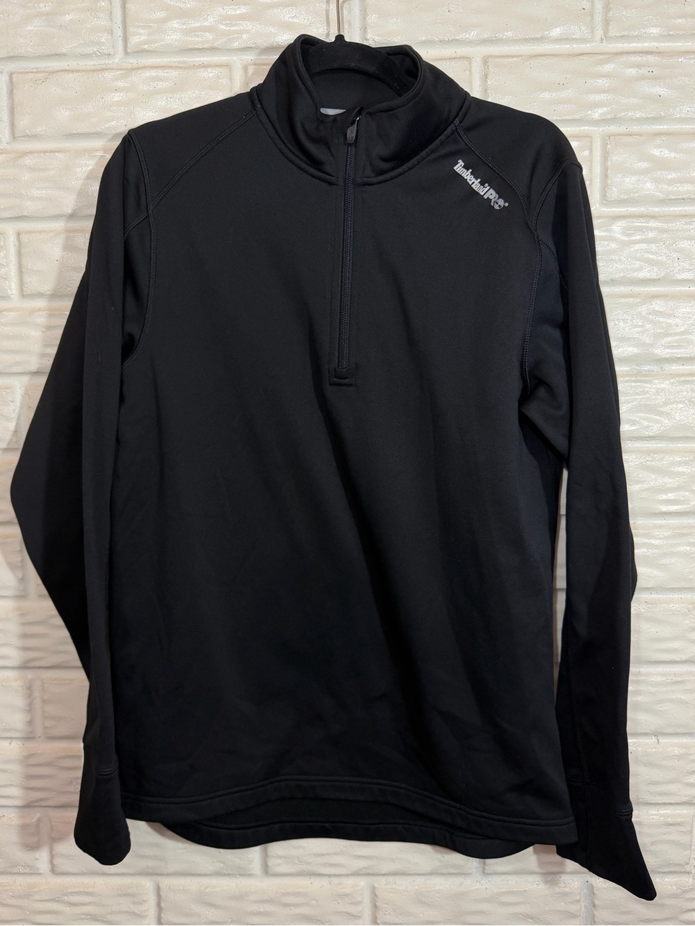 Timberland PRO Men's Black Performance Quarter Zip Pullover Size small